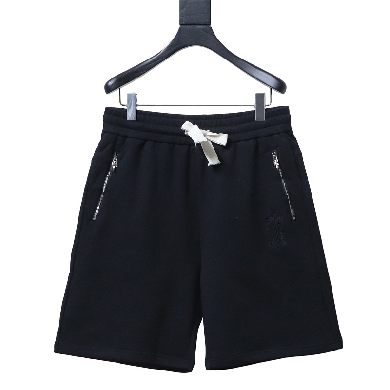 Chrome Hearts Cross Leather Patch Embroidered Shorts Style 2