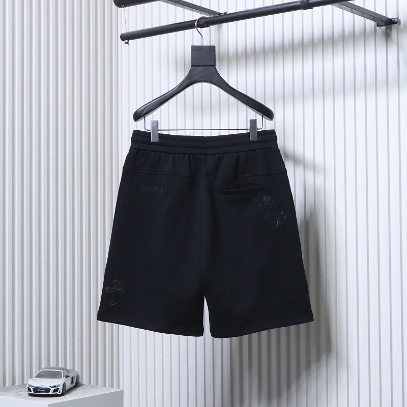 Chrome Hearts Cross Leather Patch Embroidered Shorts Style 2