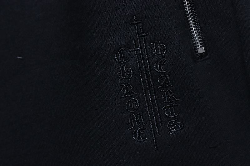 Chrome Hearts Cross Leather Patch Embroidered Shorts Style 2