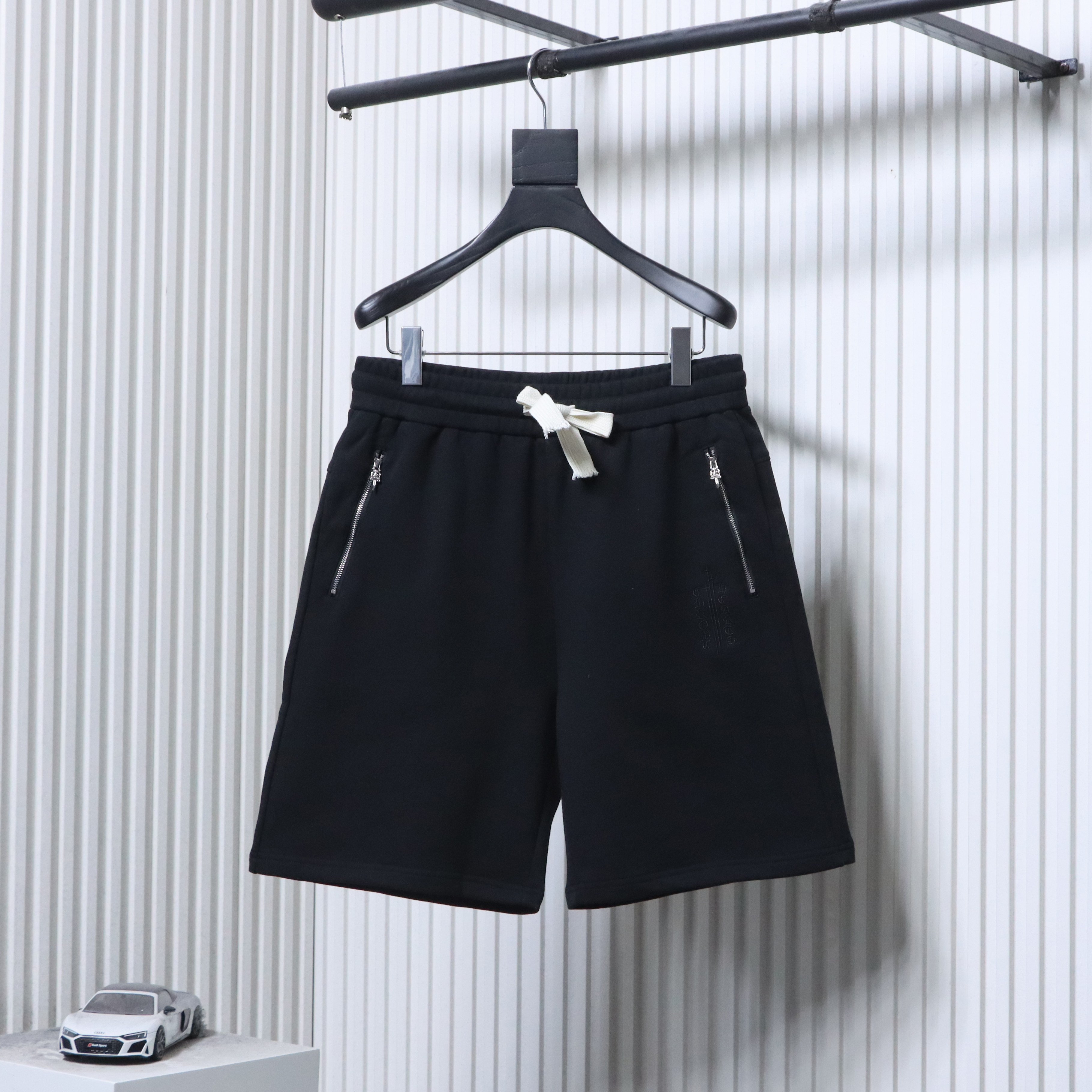 Chrome Hearts Cross Leather Patch Embroidered Shorts Style 2