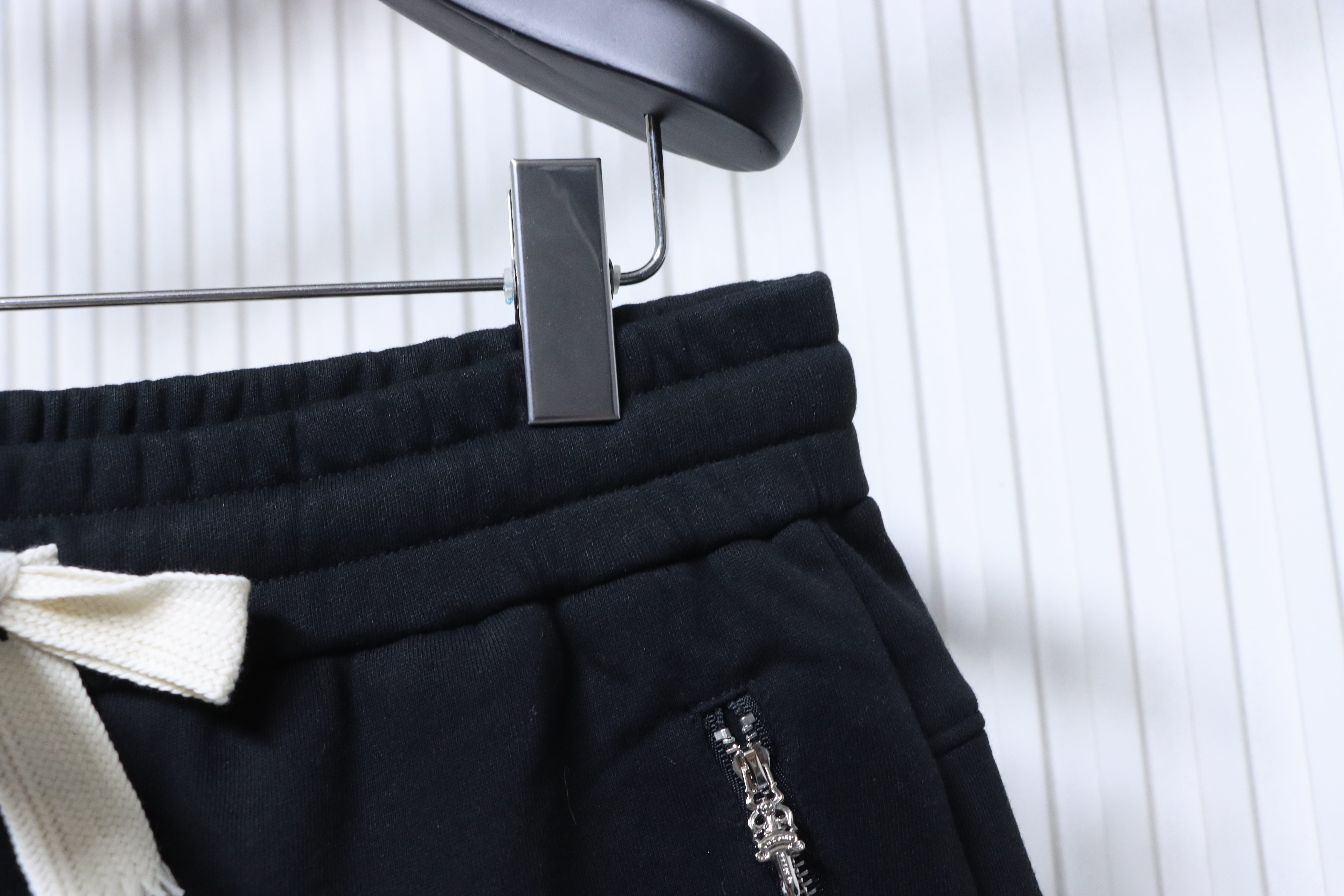 Chrome Hearts Cross Leather Patch Embroidered Shorts Style 2