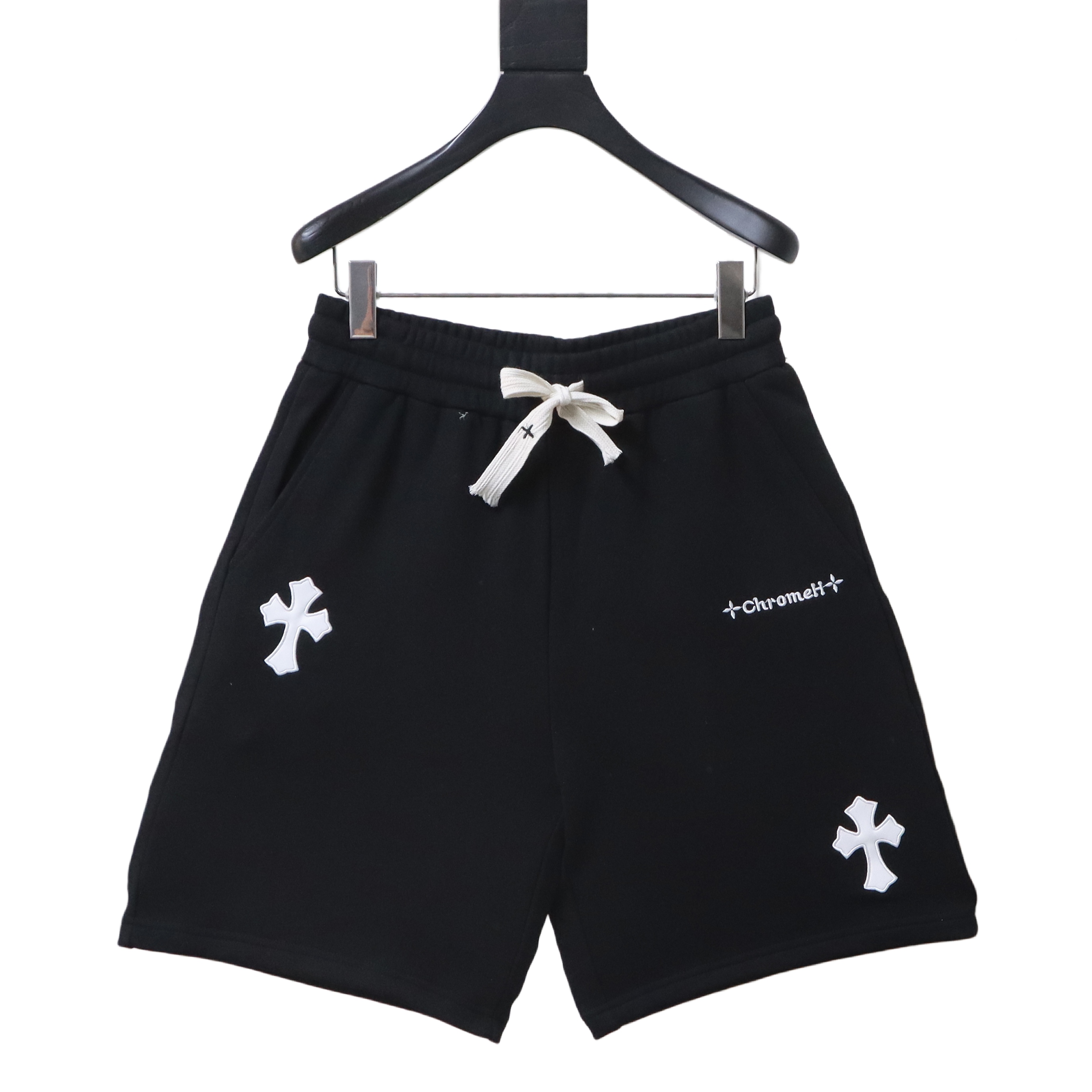 Chrome Hearts Cross Leather Patch Shorts Style 1