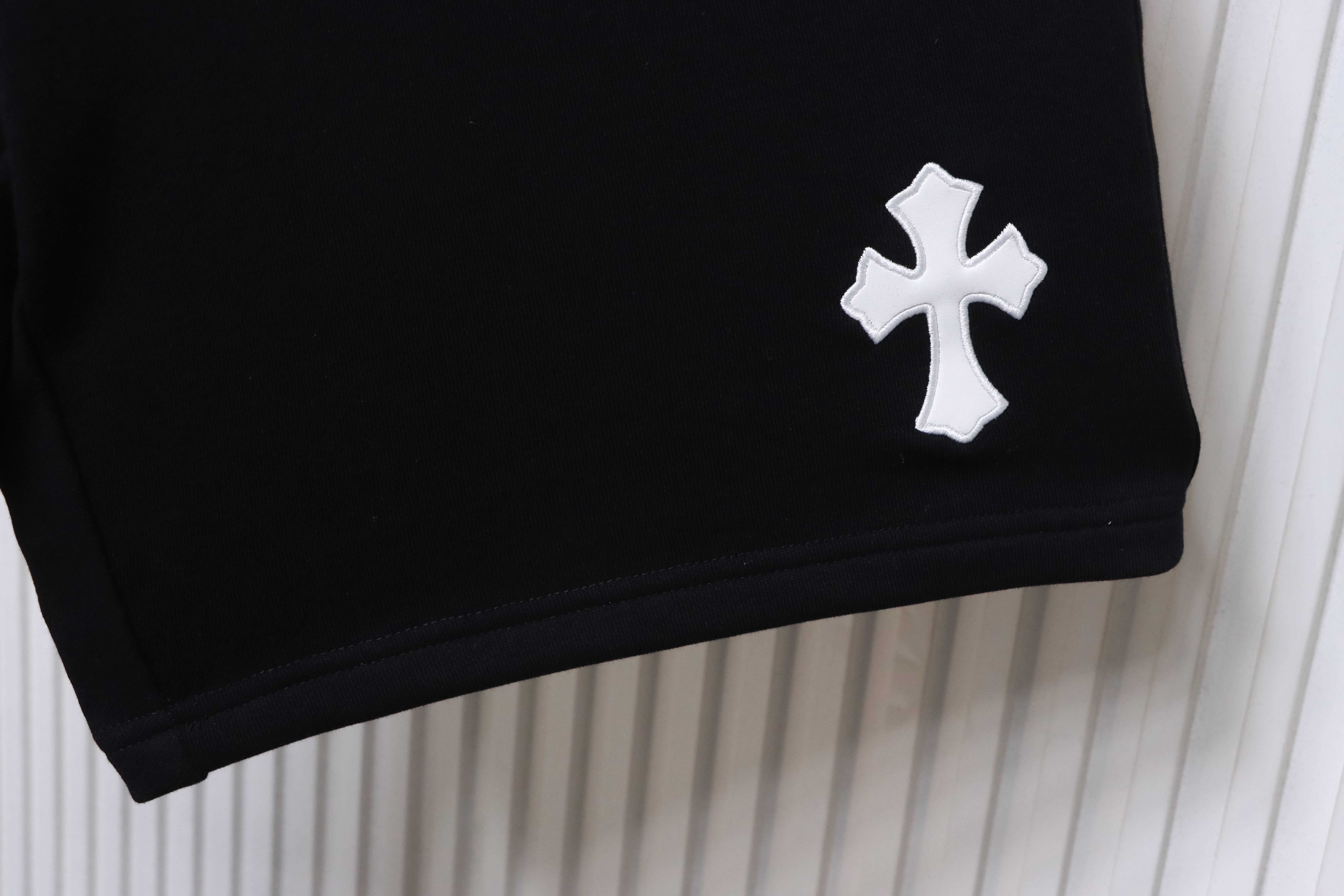 Chrome Hearts Cross Leather Patch Shorts Style 1