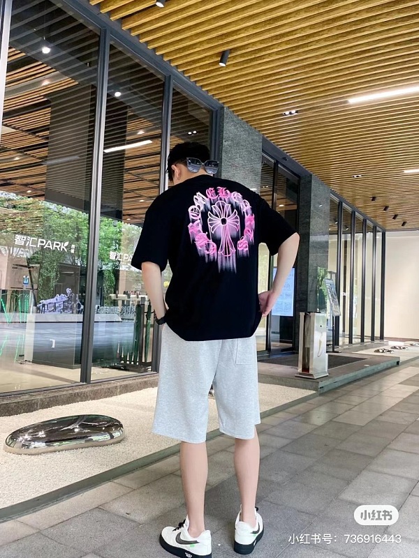 Chrome Hearts Cross Leather Patch Shorts Style 2