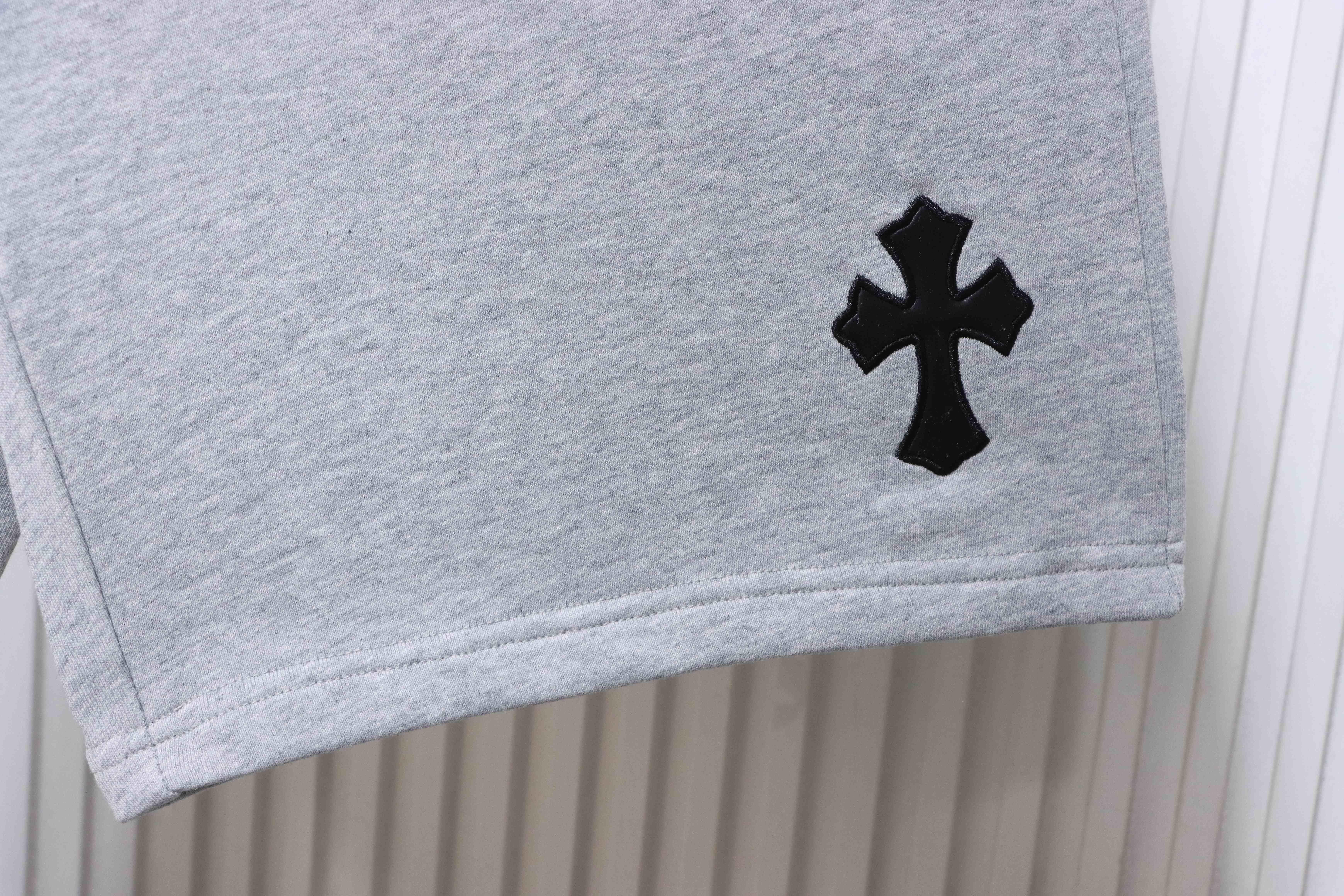 Chrome Hearts Cross Leather Patch Shorts Style 2