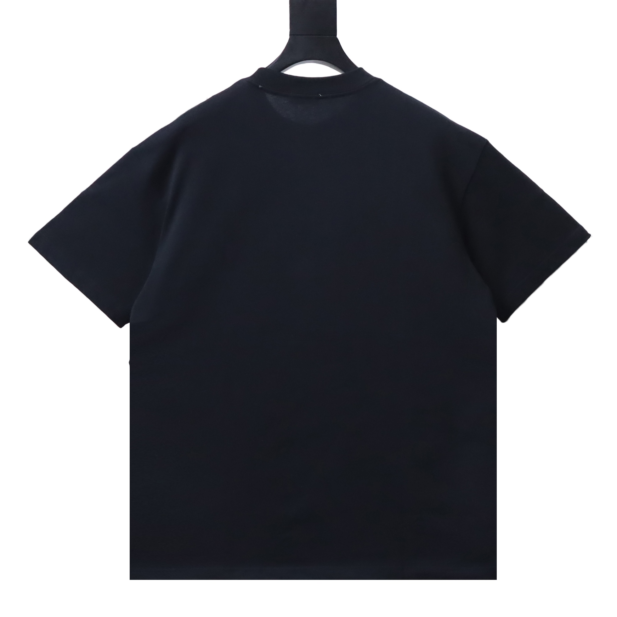Chrome Hearts Cross Necklace Graphic Gothic Letter Colorblock Short Sleeve T-Shirt Style 2