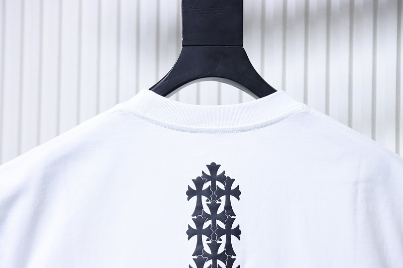 Chrome Hearts Cross Print CH Short Sleeve T-Shirt Style 1