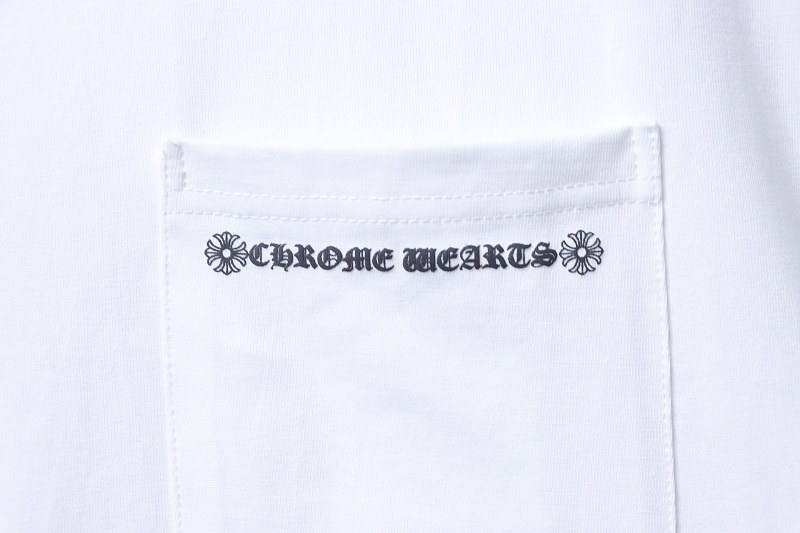 Chrome Hearts Cross Print CH Short Sleeve T-Shirt Style 1