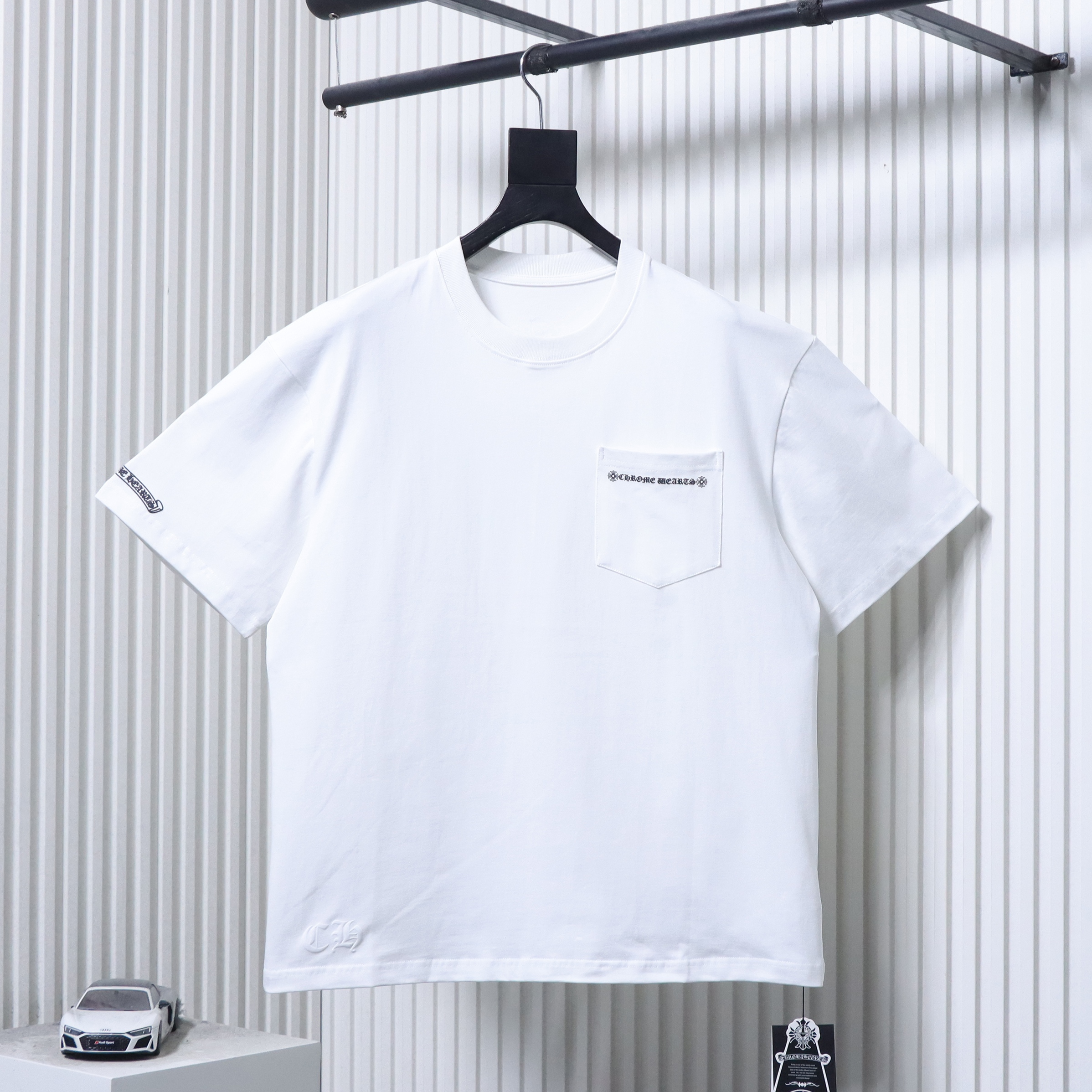 Chrome Hearts Cross Print CH Short Sleeve T-Shirt Style 1