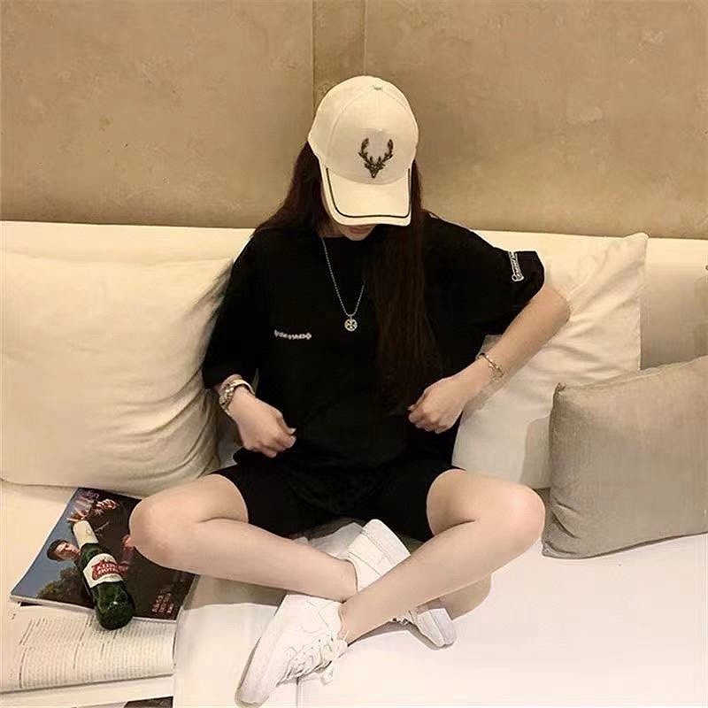 Chrome Hearts Cross Print CH Short Sleeve T-Shirt Style 2