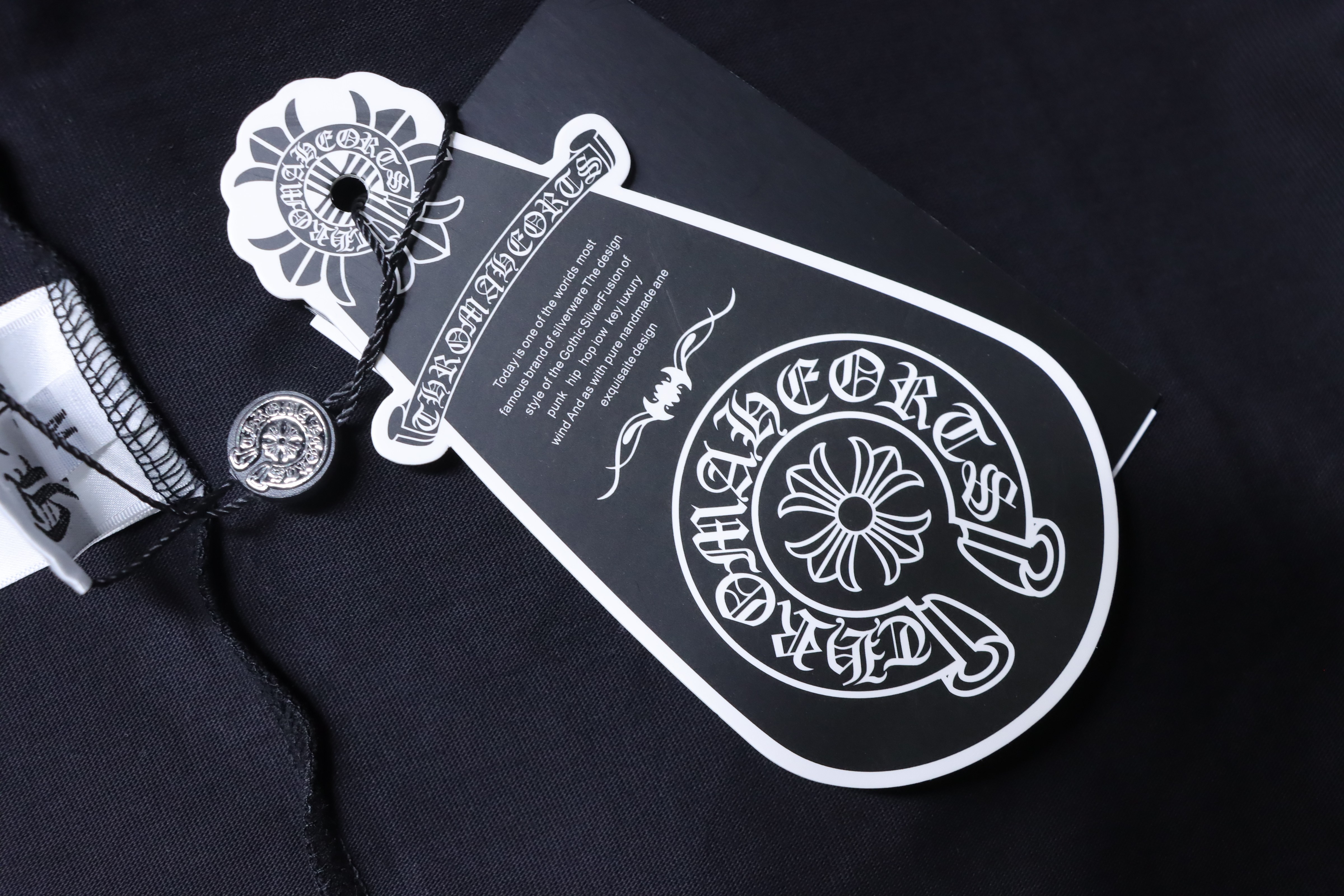 Chrome Hearts Cross Print CH Short Sleeve T-Shirt Style 2