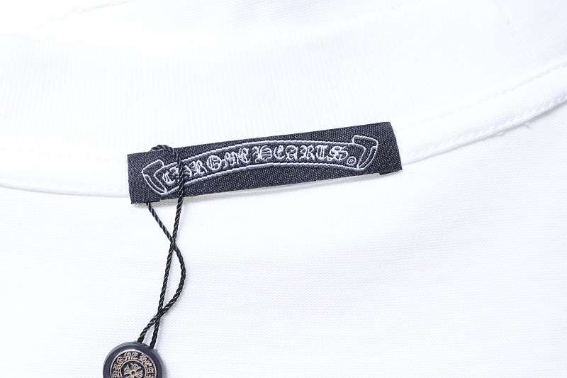 Chrome Hearts Cross Sanskrit Embroidered Short Sleeve T-Shirt Style 2