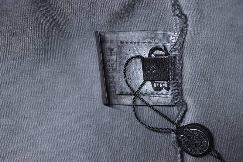 Chrome Hearts Cross Sanskrit Heavy Craft Embroidered Short Sleeve T-Shirt Style 1