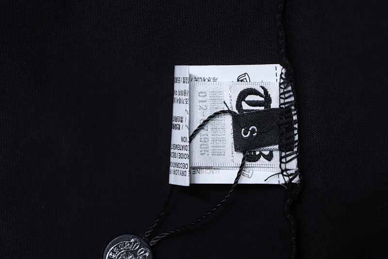 Chrome Hearts Cross Sanskrit Heavy Craft Embroidered Short Sleeve T-Shirt Style 3
