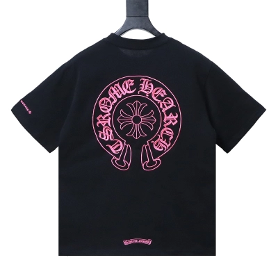 Chrome Hearts Embroidered Short Sleeve T-Shirt Style 1 01