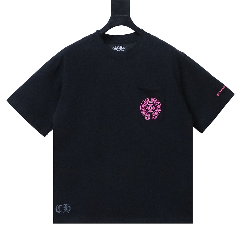 Chrome Hearts Embroidered Short Sleeve T-Shirt Style 1