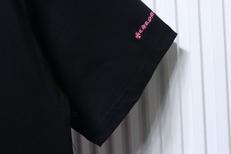 Chrome Hearts Embroidered Short Sleeve T-Shirt Style 1
