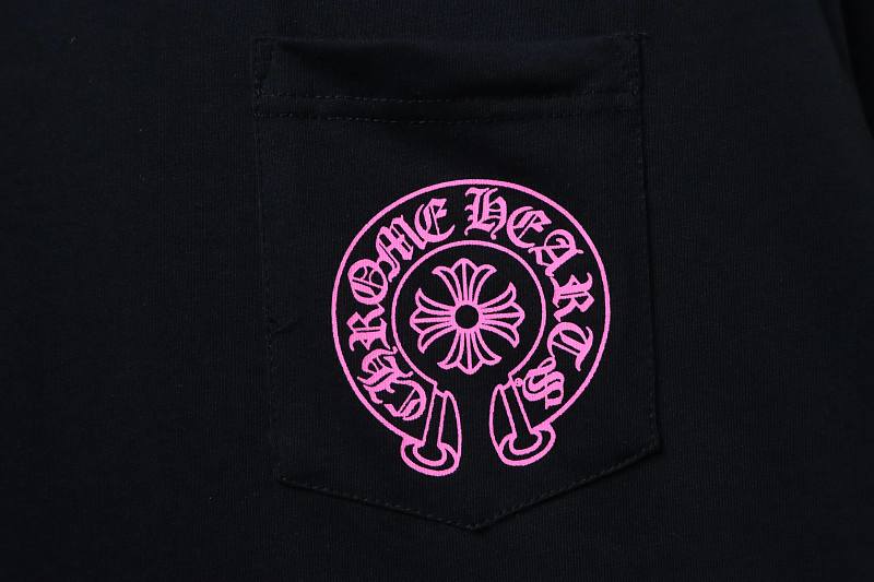 Chrome Hearts Embroidered Short Sleeve T-Shirt Style 1