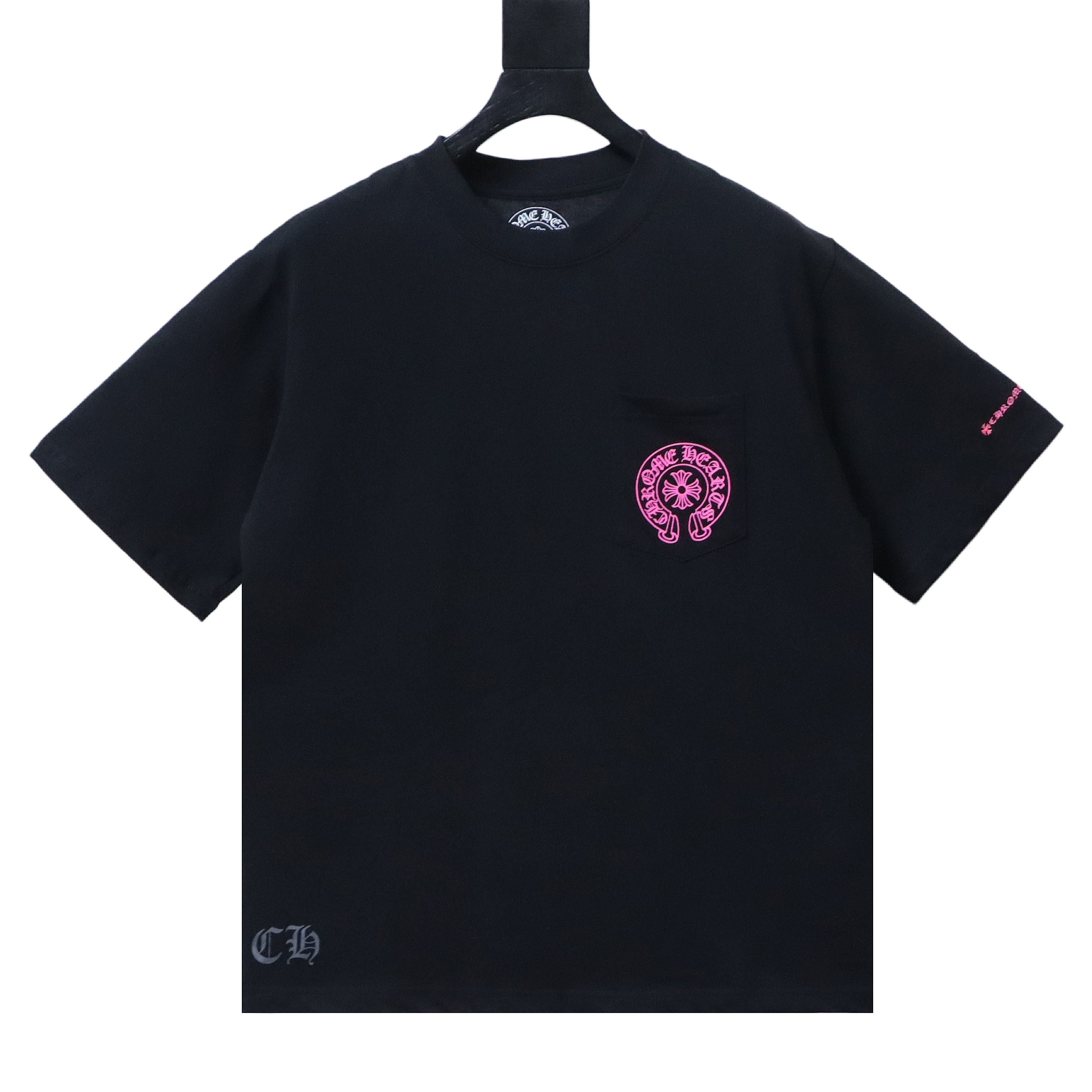 Chrome Hearts Embroidered Short Sleeve T-Shirt Style 1