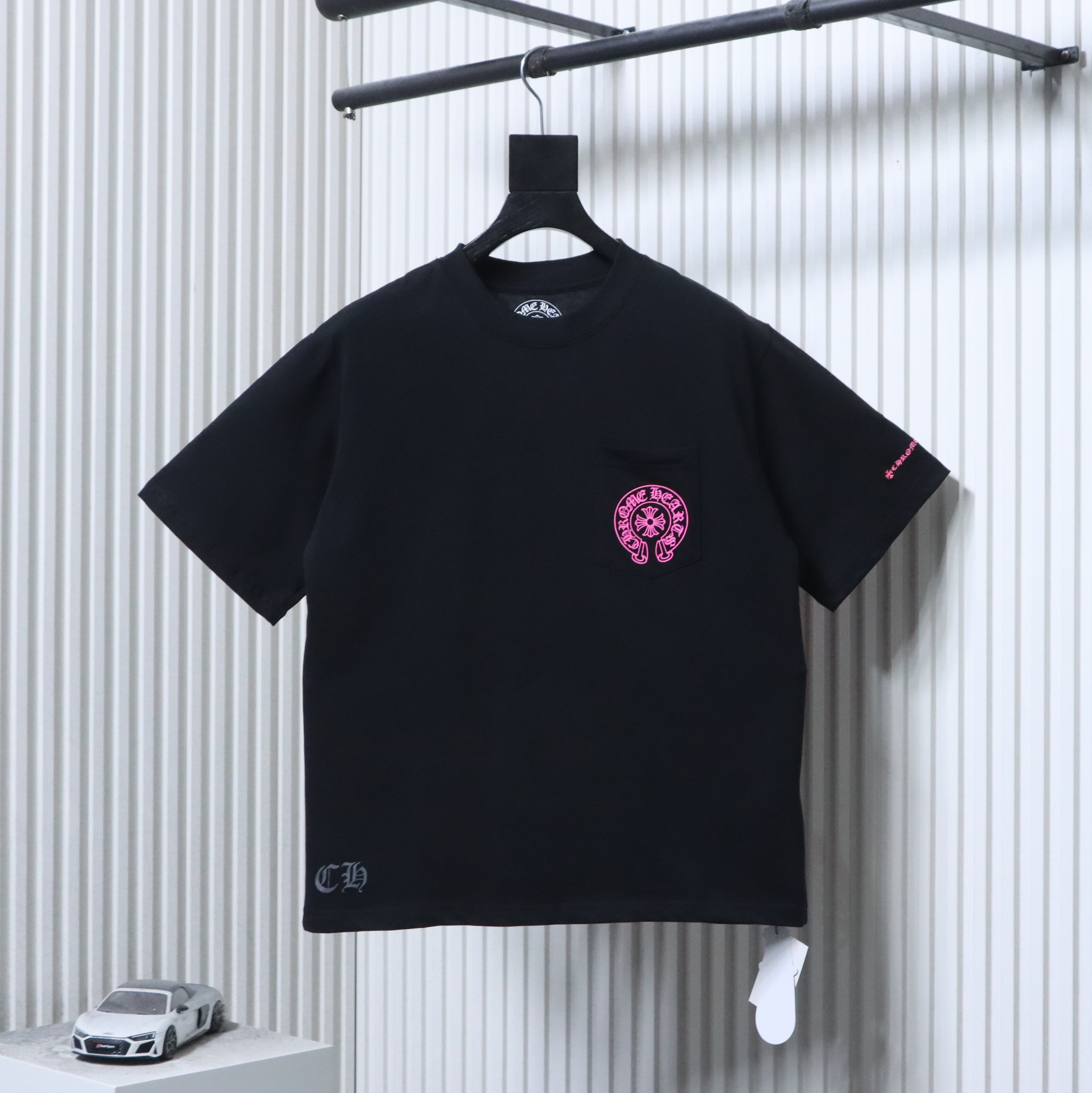Chrome Hearts Embroidered Short Sleeve T-Shirt Style 1