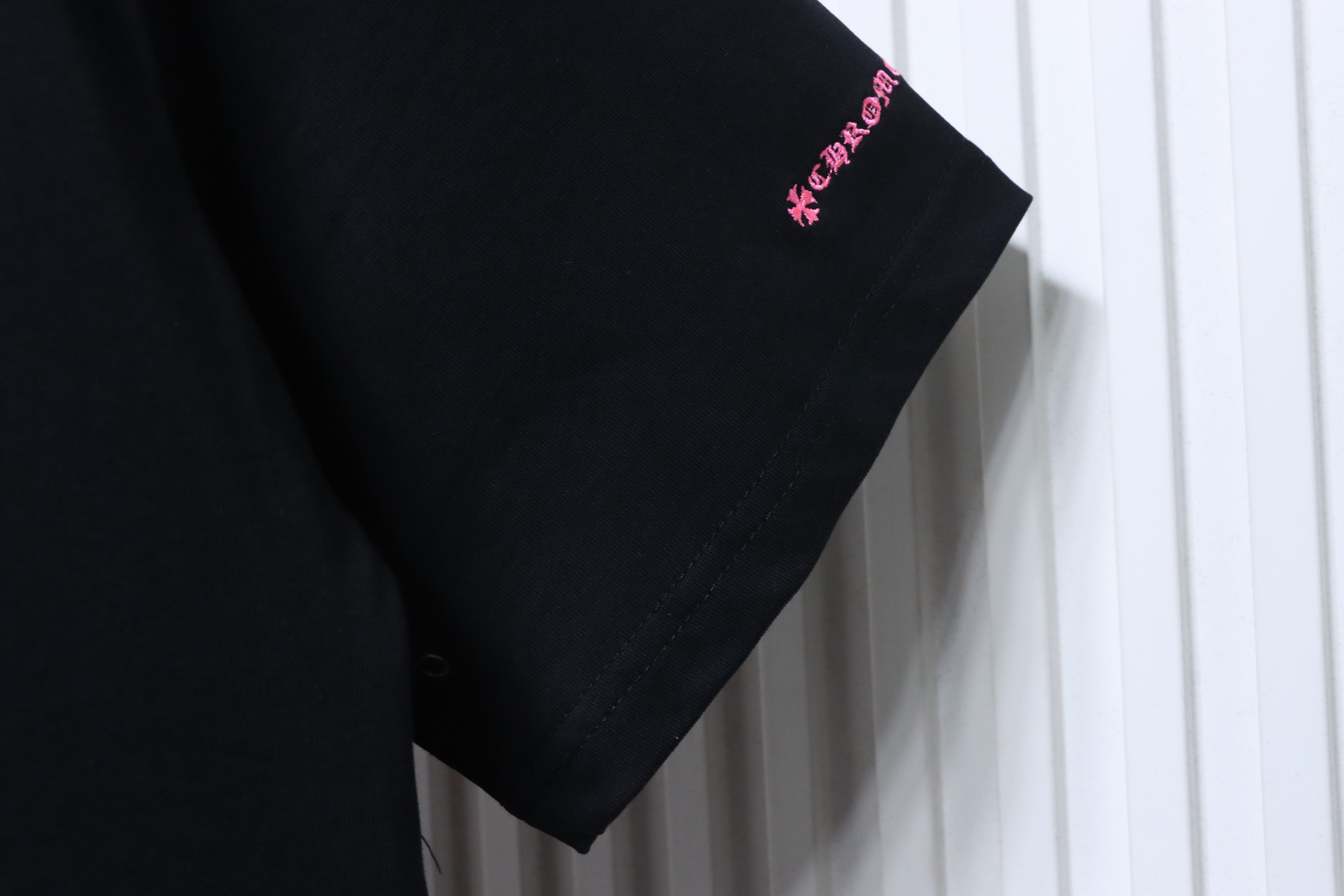 Chrome Hearts Embroidered Short Sleeve T-Shirt Style 1