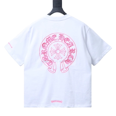 Chrome Hearts Embroidered Short Sleeve T-Shirt Style 2 01