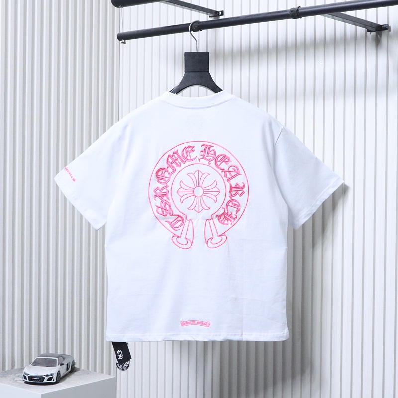 Chrome Hearts Embroidered Short Sleeve T-Shirt Style 2