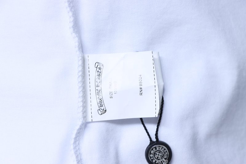 Chrome Hearts Embroidered Short Sleeve T-Shirt Style 2