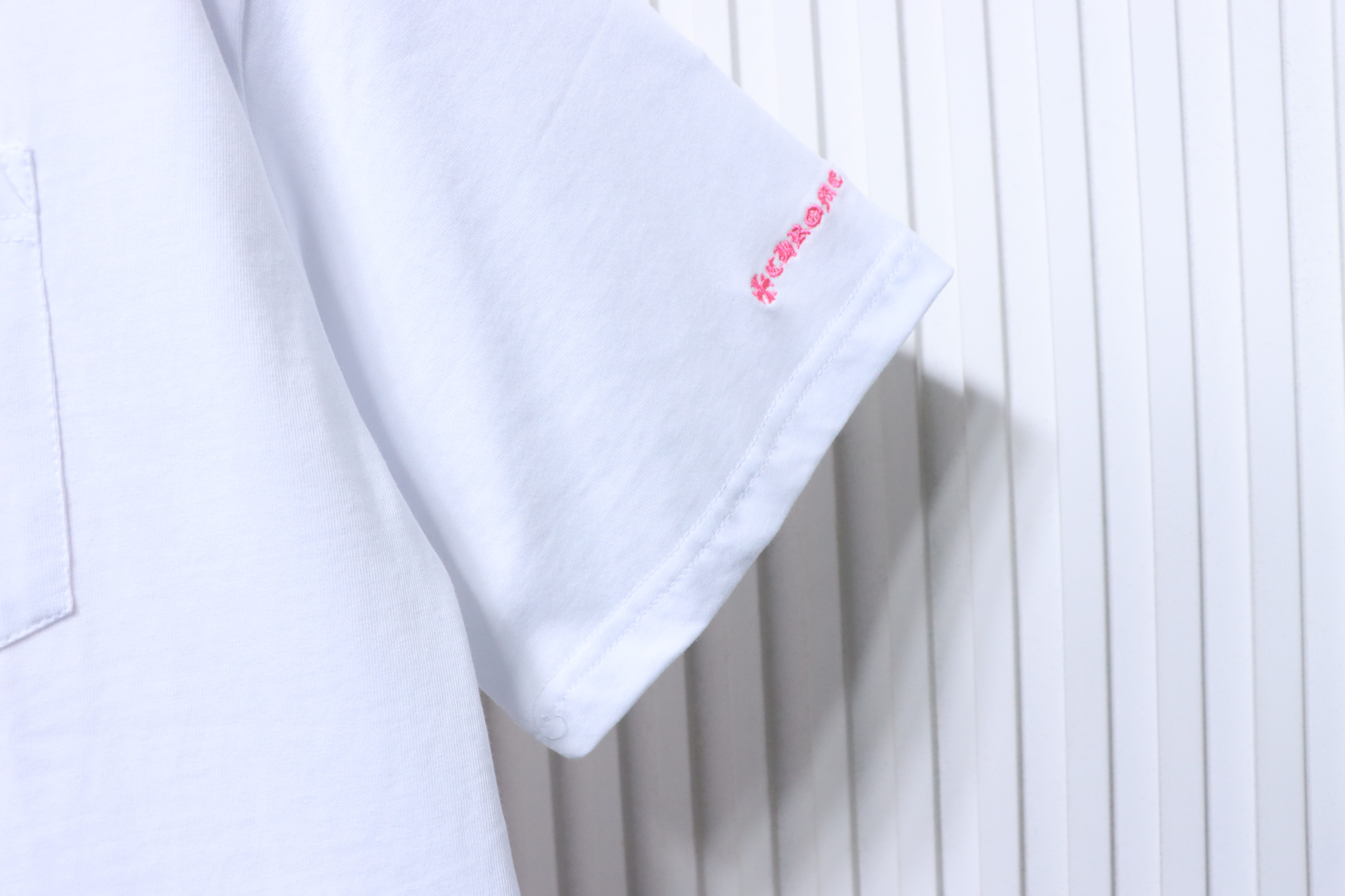 Chrome Hearts Embroidered Short Sleeve T-Shirt Style 2