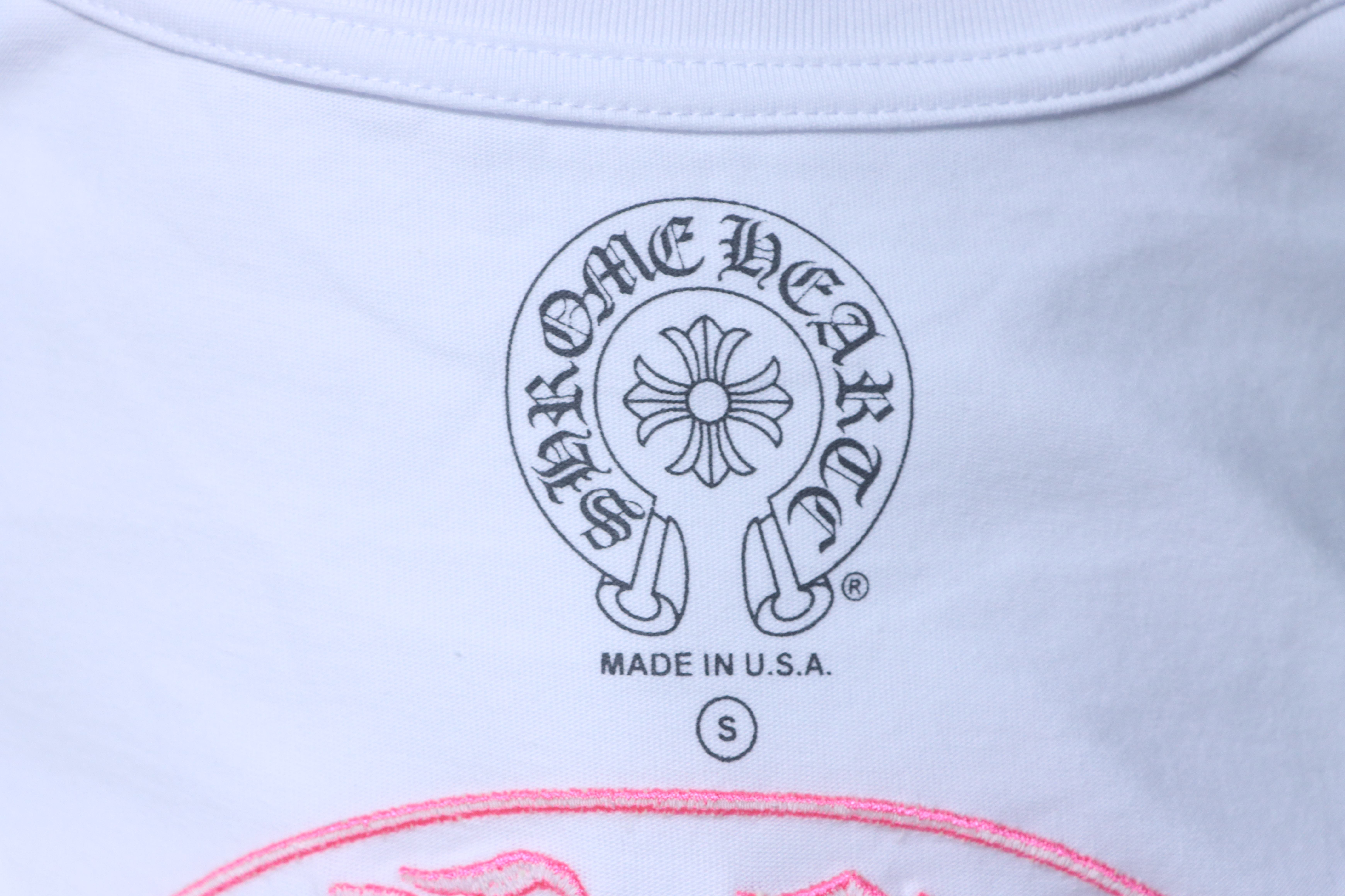 Chrome Hearts Embroidered Short Sleeve T-Shirt Style 2