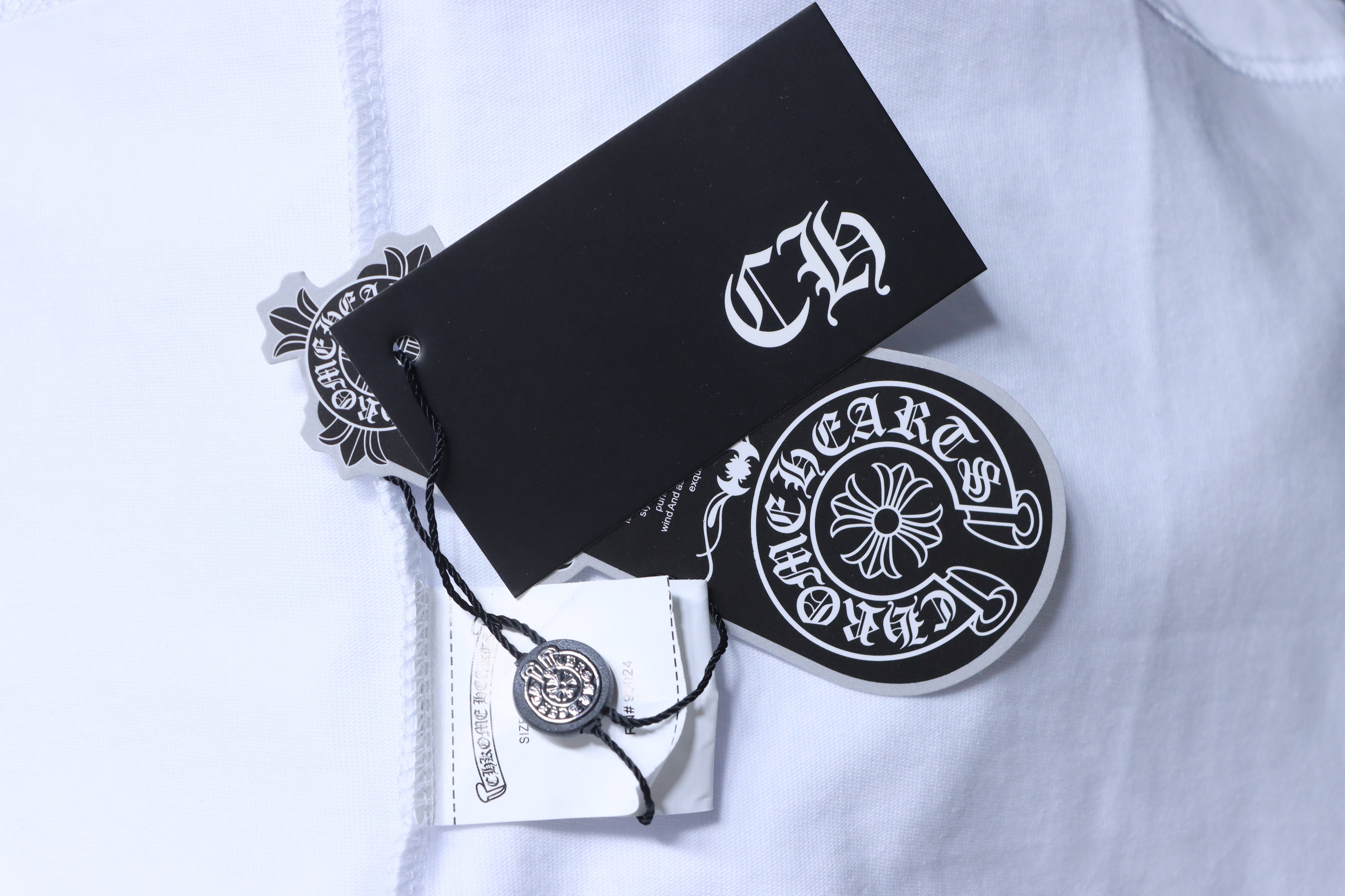 Chrome Hearts Embroidered Short Sleeve T-Shirt Style 2