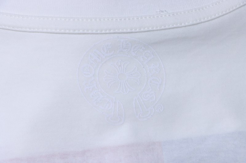 Chrome Hearts Flag Short Sleeve T-Shirt Style 1