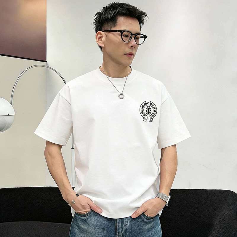 Chrome Hearts Flag Short Sleeve T-Shirt Style 1