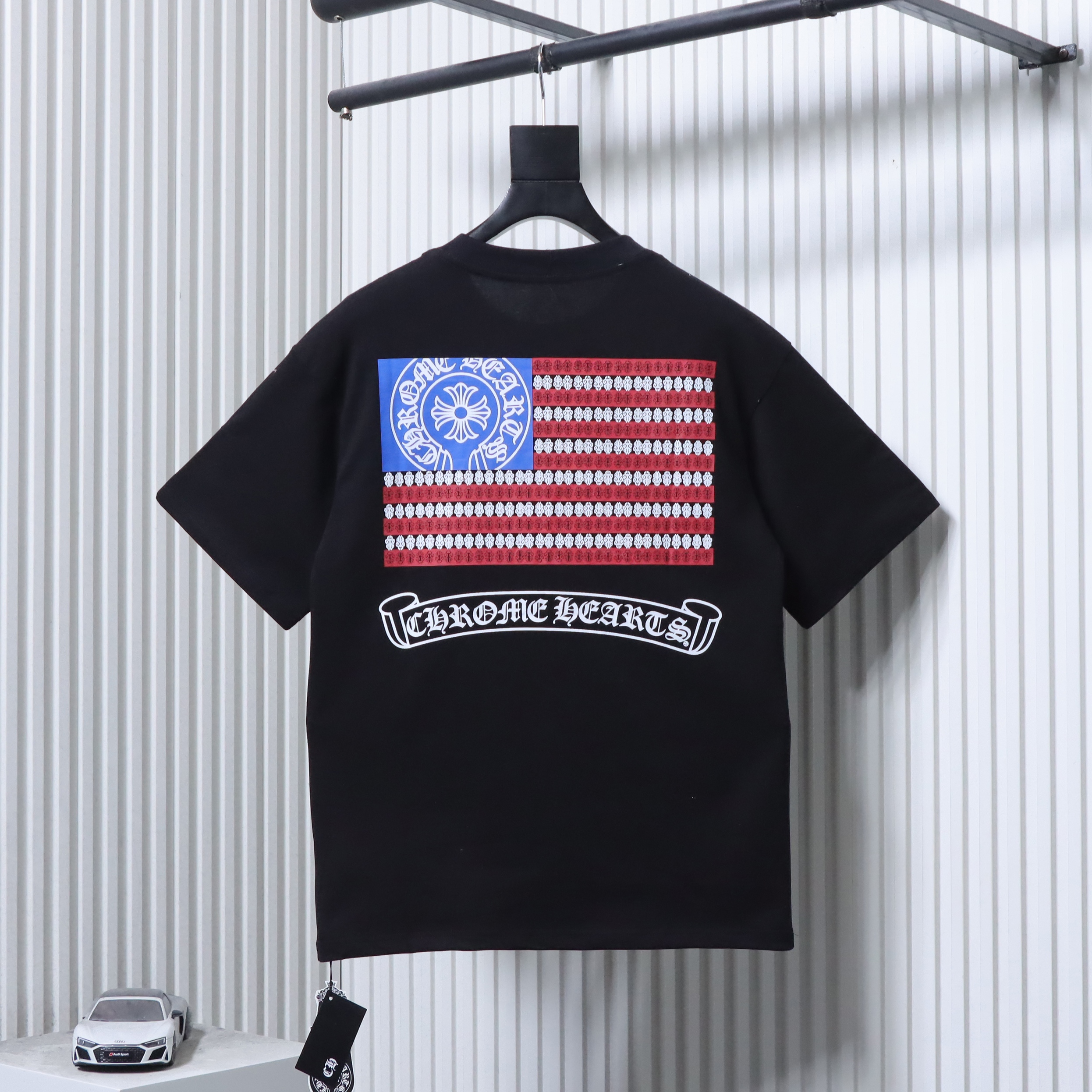 Chrome Hearts Flag Short Sleeve T-Shirt Style 2