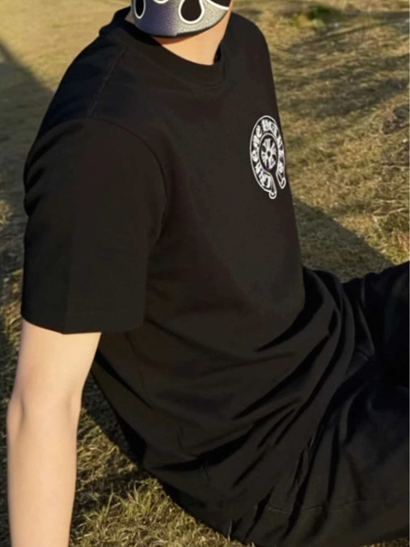Chrome Hearts Flag Short Sleeve T-Shirt Style 2