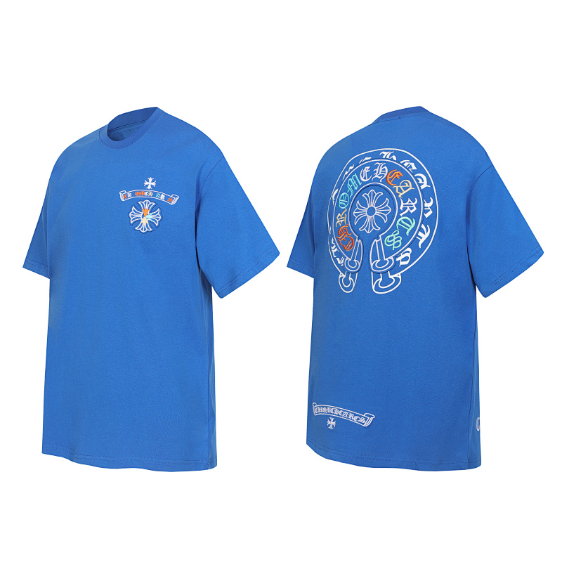 Chrome Hearts Four Color Graphic 2227 Short Sleeve T-Shirt