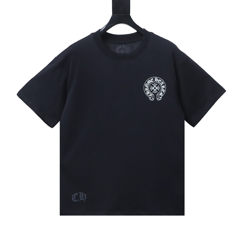 Chrome Hearts Front Back Horseshoe Horseshoe Short Sleeve T-Shirt Style 2