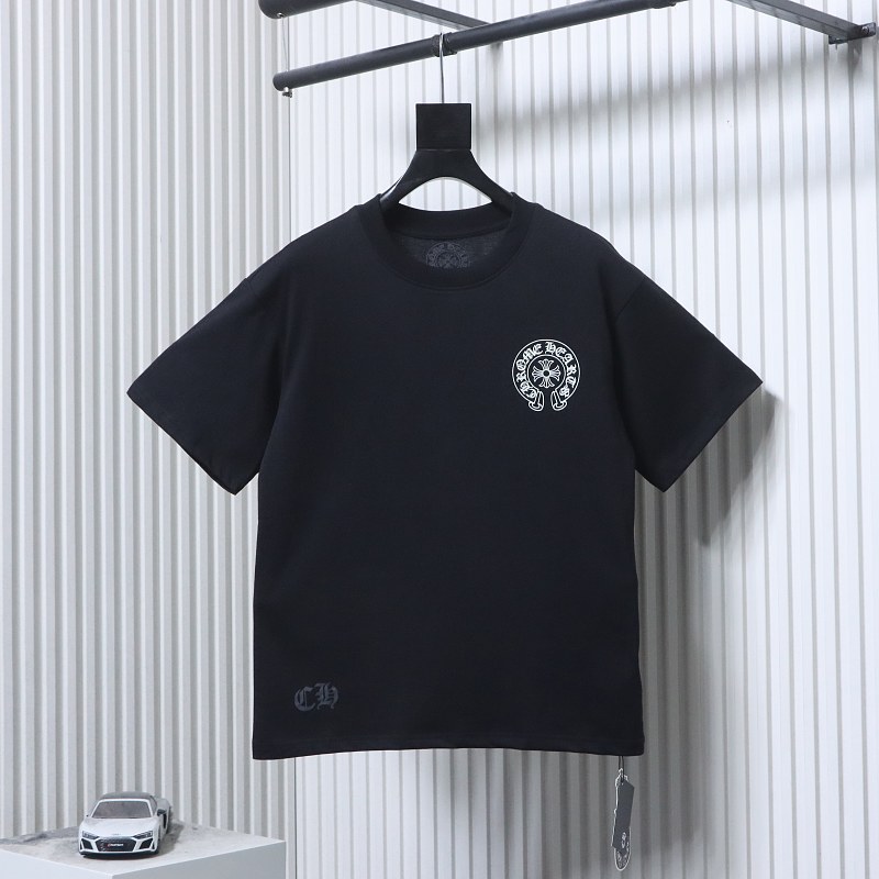 Chrome Hearts Front Back Horseshoe Horseshoe Short Sleeve T-Shirt Style 2