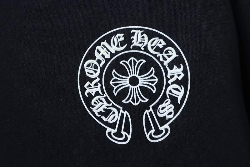 Chrome Hearts Front Back Horseshoe Horseshoe Short Sleeve T-Shirt Style 2