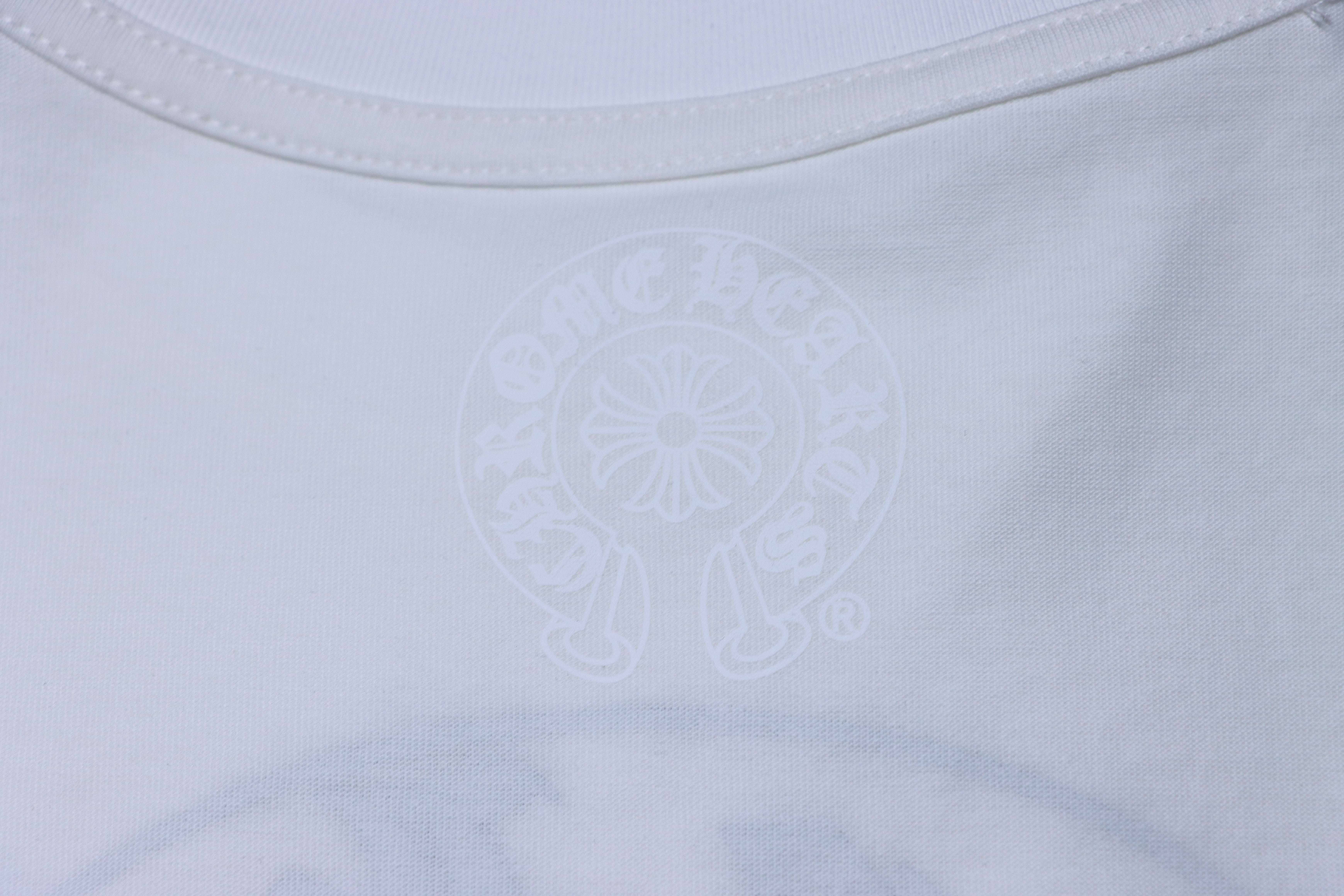 Chrome Hearts Green Cross Cross Short Sleeve T-Shirt Style 1