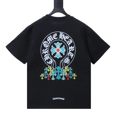 Chrome Hearts Green Cross Cross Short Sleeve T-Shirt Style 2 01