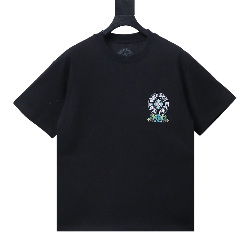 Chrome Hearts Green Cross Cross Short Sleeve T-Shirt Style 2
