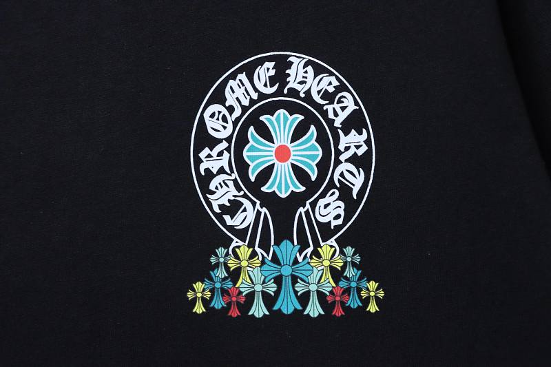 Chrome Hearts Green Cross Cross Short Sleeve T-Shirt Style 2