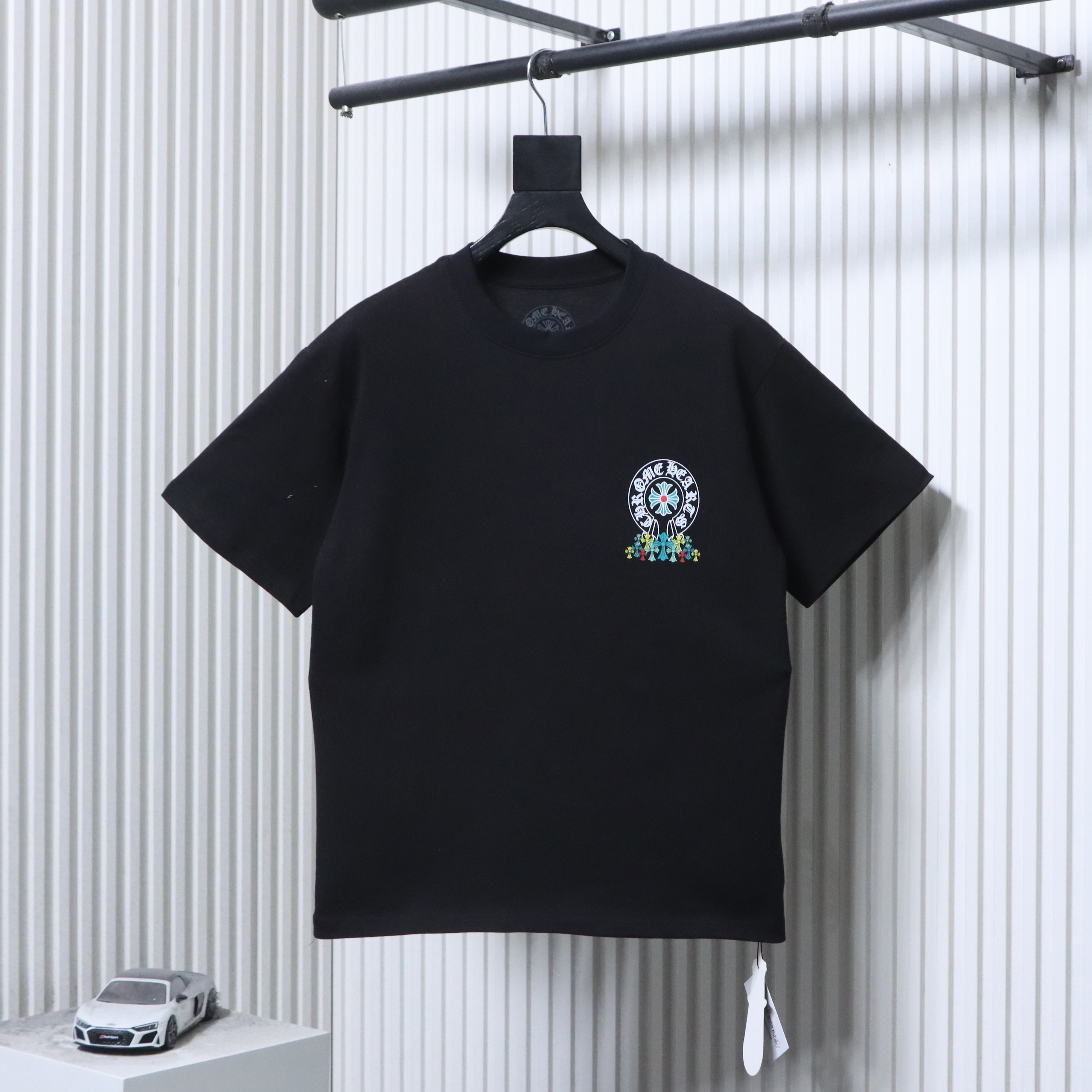 Chrome Hearts Green Cross Cross Short Sleeve T-Shirt Style 2