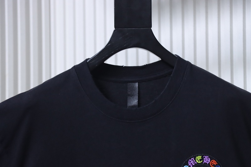 Chrome Hearts Horseshoe Applique CH Short Sleeve T-Shirt Style 1