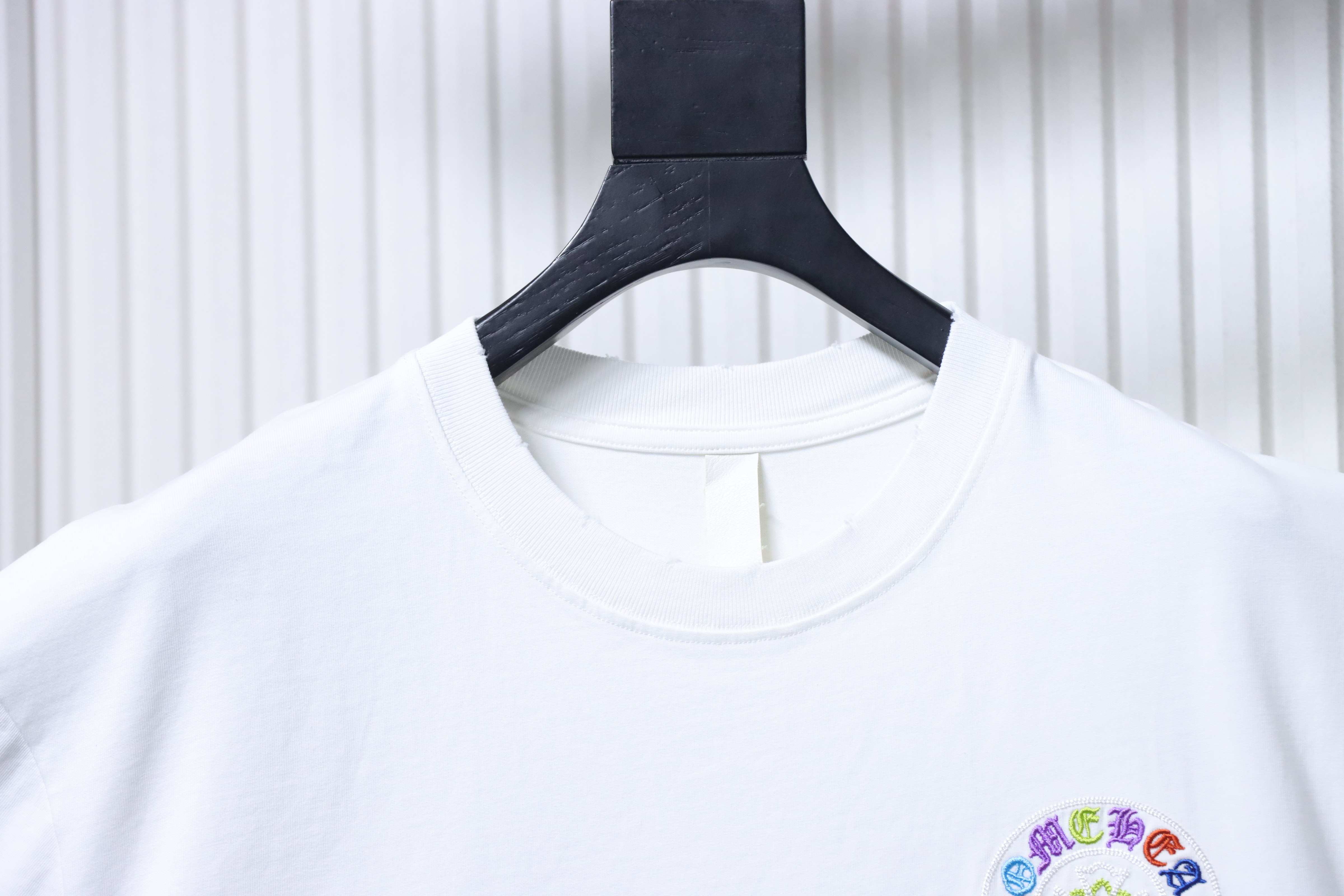 Chrome Hearts Horseshoe Applique CH Short Sleeve T-Shirt Style 2
