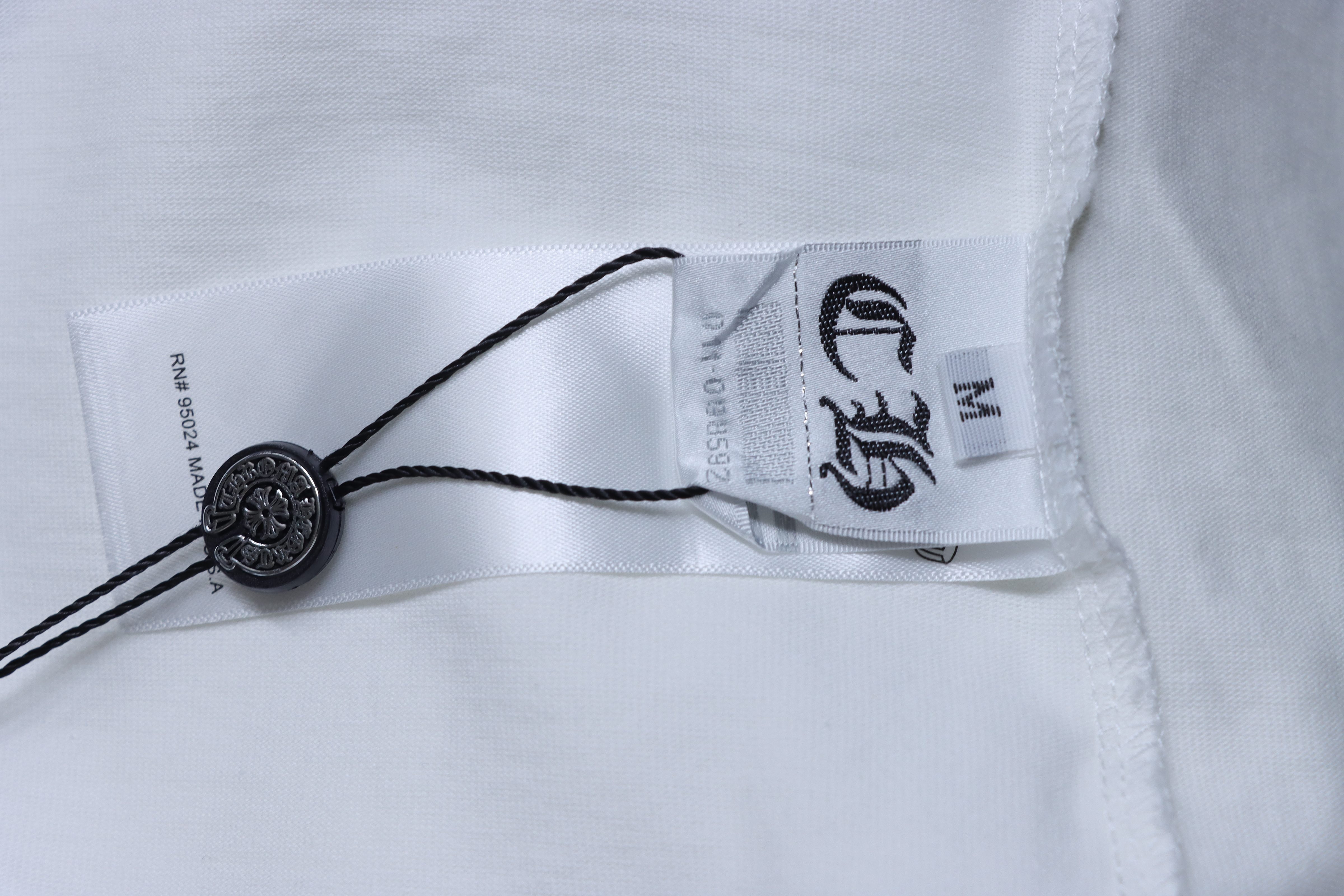 Chrome Hearts Horseshoe Applique CH Short Sleeve T-Shirt Style 2