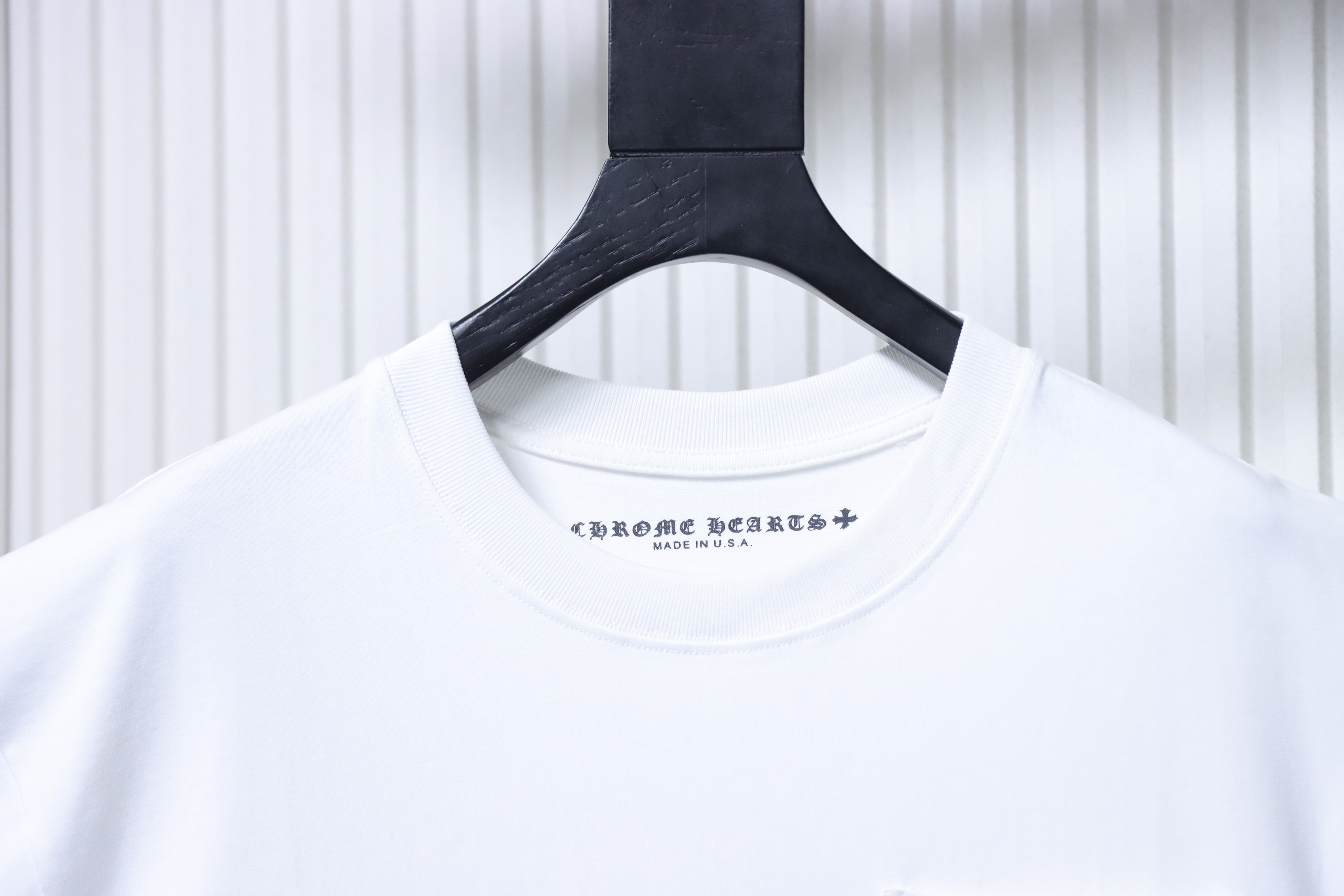 Chrome Hearts Horseshoe Cross Print CH Short Sleeve T-Shirt Style 1