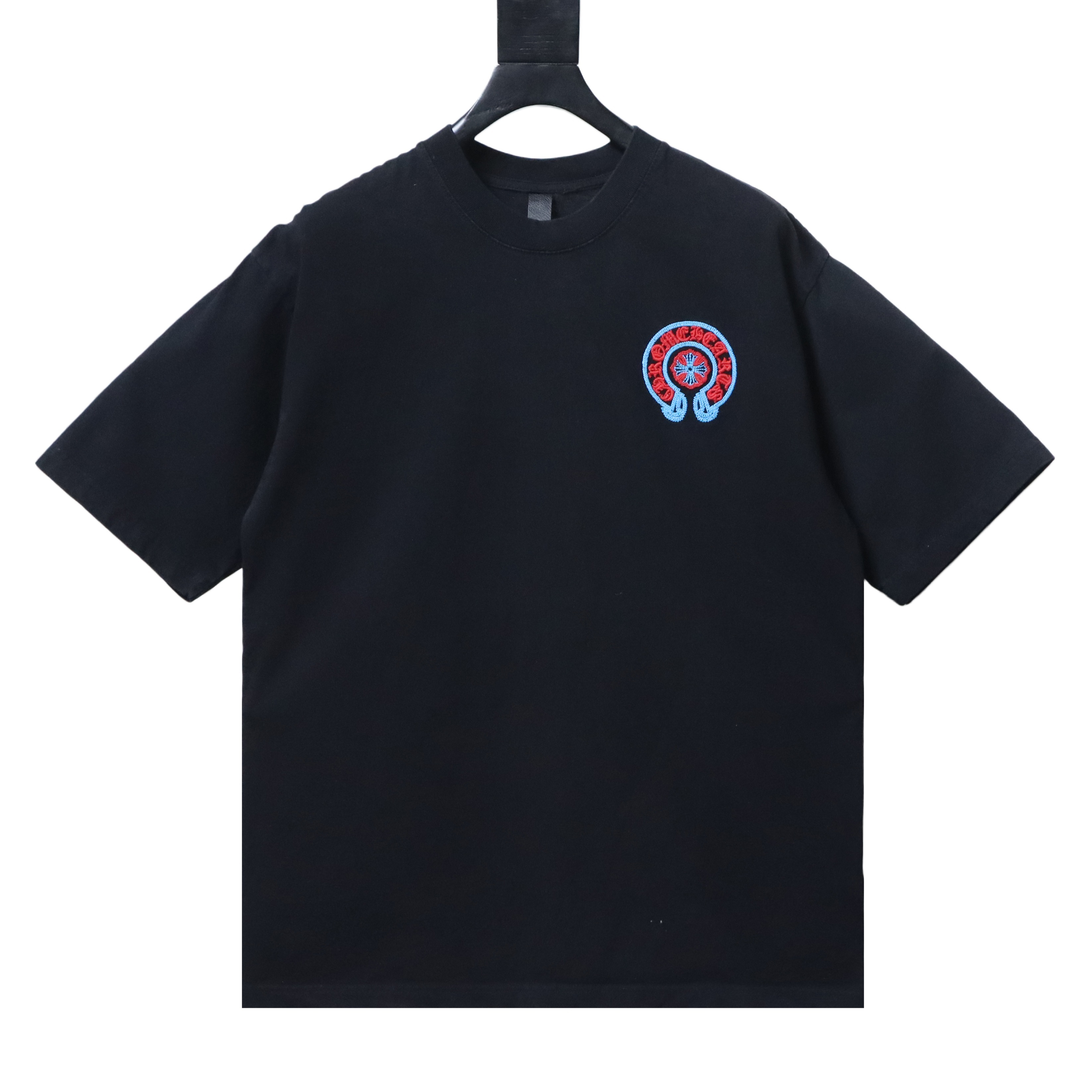 Chrome Hearts Horseshoe Cross Short Sleeve T-Shirt Style 2
