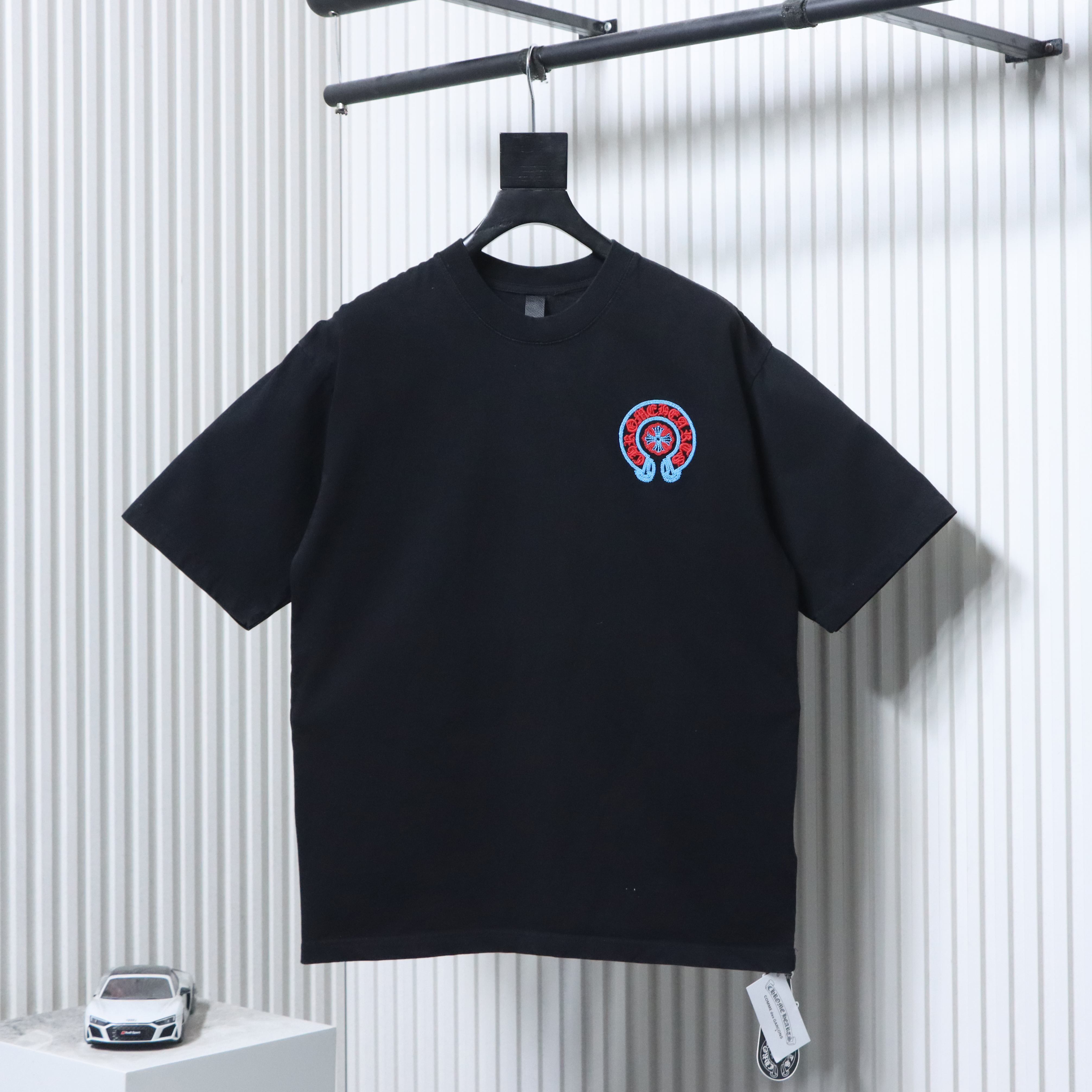 Chrome Hearts Horseshoe Cross Short Sleeve T-Shirt Style 2
